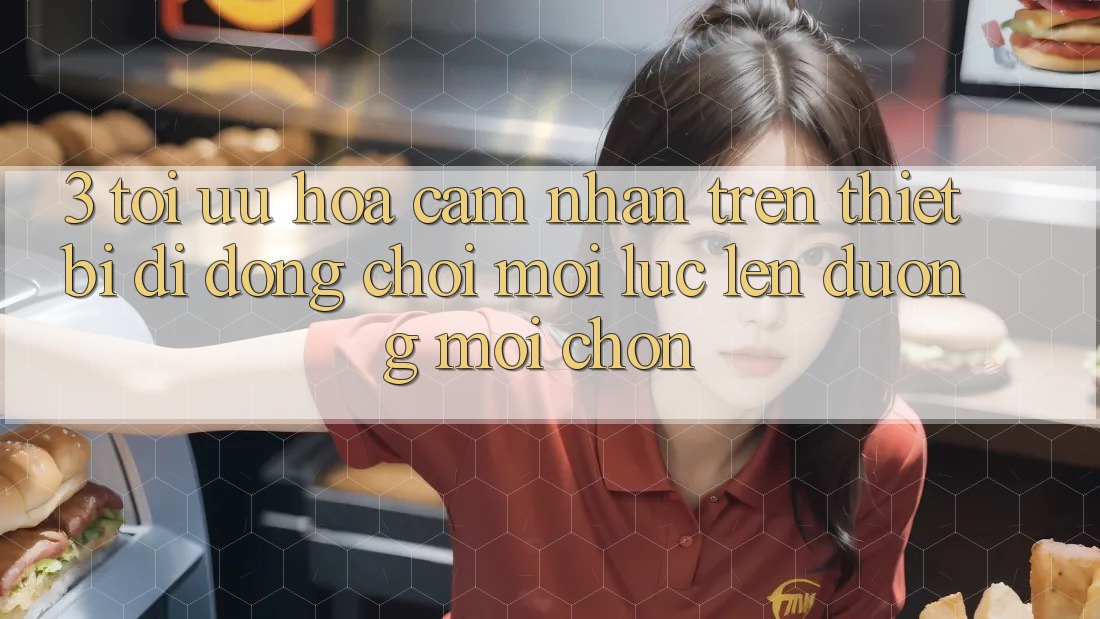 3. Tối Ưu Hóa Cảm nhận Trên Thiết Bị Di Động: Chơi Mọi Lúc, Lên đường Mọi chốn