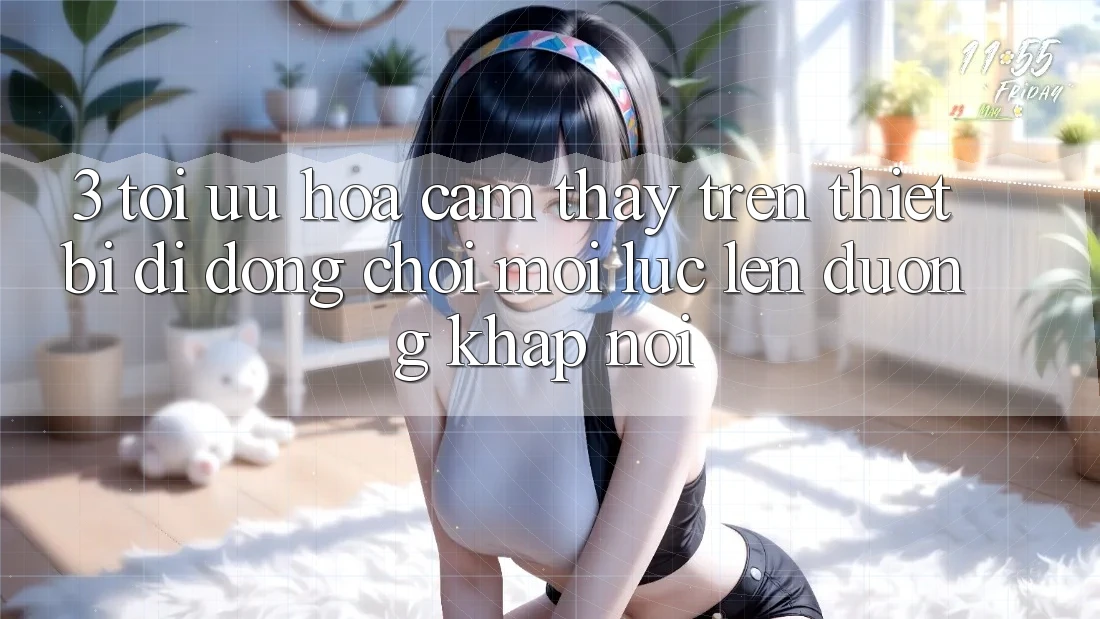 3. Tối Ưu Hóa Cảm thấy Trên Thiết Bị Di Động: Chơi Mọi Lúc, Lên đường Khắp nơi 3. Tối Ưu Hóa Cảm thấy Trên Thiết Bị Di Động: Chơi Mọi Lúc, Lên đường Khắp nơi