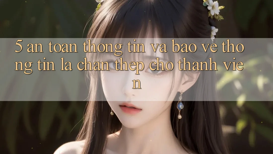 5. An Toàn Thông Tin Và Bảo vệ thông tin: Lá Chắn Thép Cho Thành viên