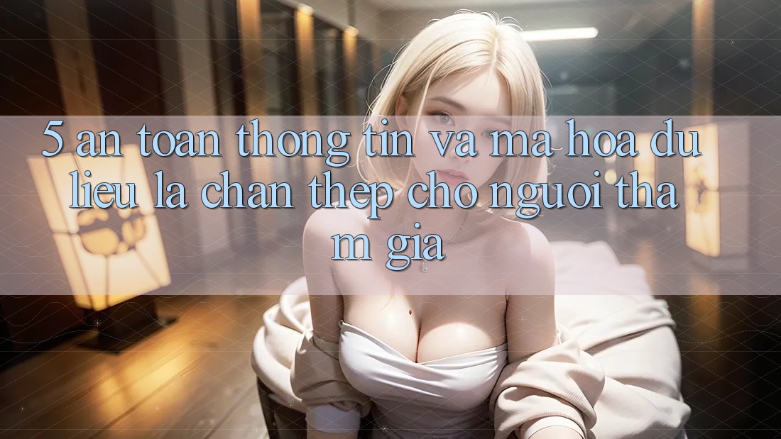5. An Toàn Thông Tin Và Mã hóa dữ liệu: Lá Chắn Thép Cho Người tham gia 5. An Toàn Thông Tin Và Mã hóa dữ liệu: Lá Chắn Thép Cho Người tham gia
