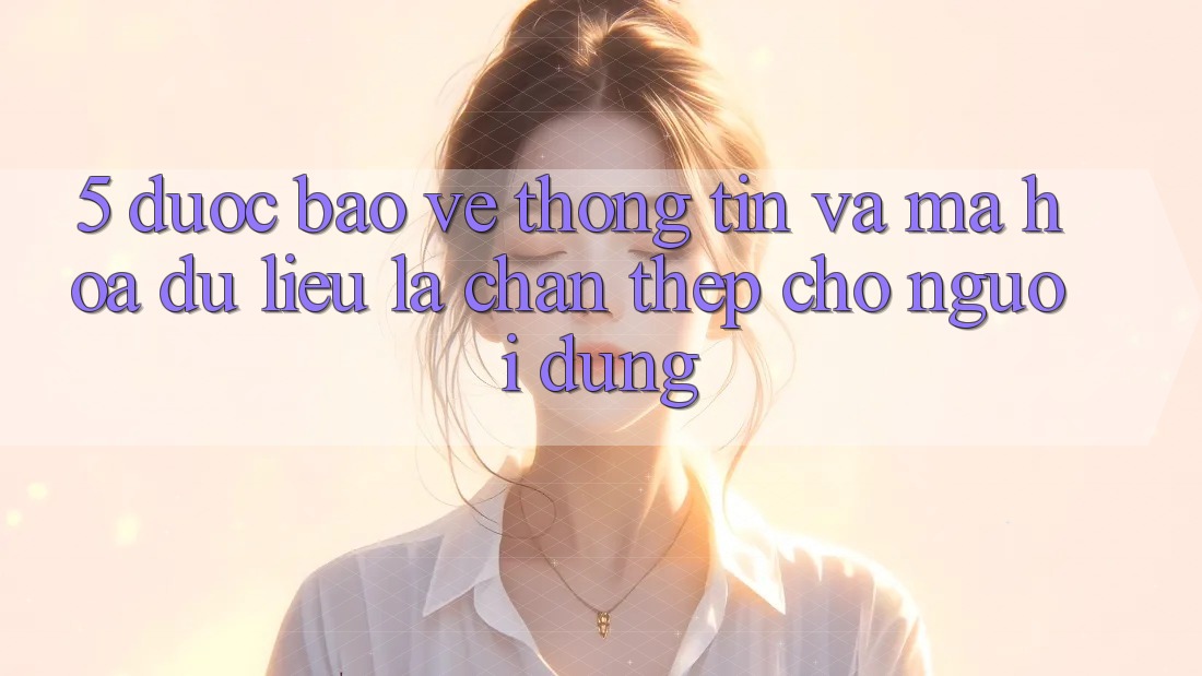 5. Được bảo vệ Thông Tin Và Mã hóa dữ liệu: Lá Chắn Thép Cho Người dùng 5. Được bảo vệ Thông Tin Và Mã hóa dữ liệu: Lá Chắn Thép Cho Người dùng