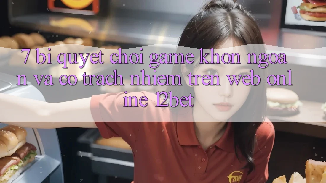 7. Bí quyết Chơi Game Khôn Ngoan Và Có Trách Nhiệm Trên Web Online 12bet 7. Bí quyết Chơi Game Khôn Ngoan Và Có Trách Nhiệm Trên Web Online 12bet