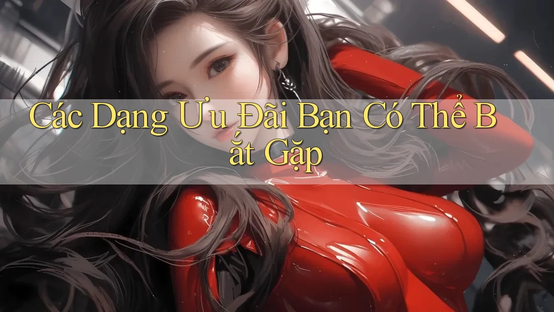 Các Dạng Ưu Đãi Bạn Có Thể Bắt Gặp Các Dạng Ưu Đãi Bạn Có Thể Bắt Gặp