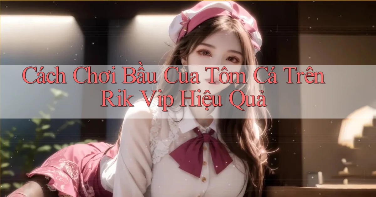 cách chơi bầu cua tôm cá trên rik vip hiệu quả