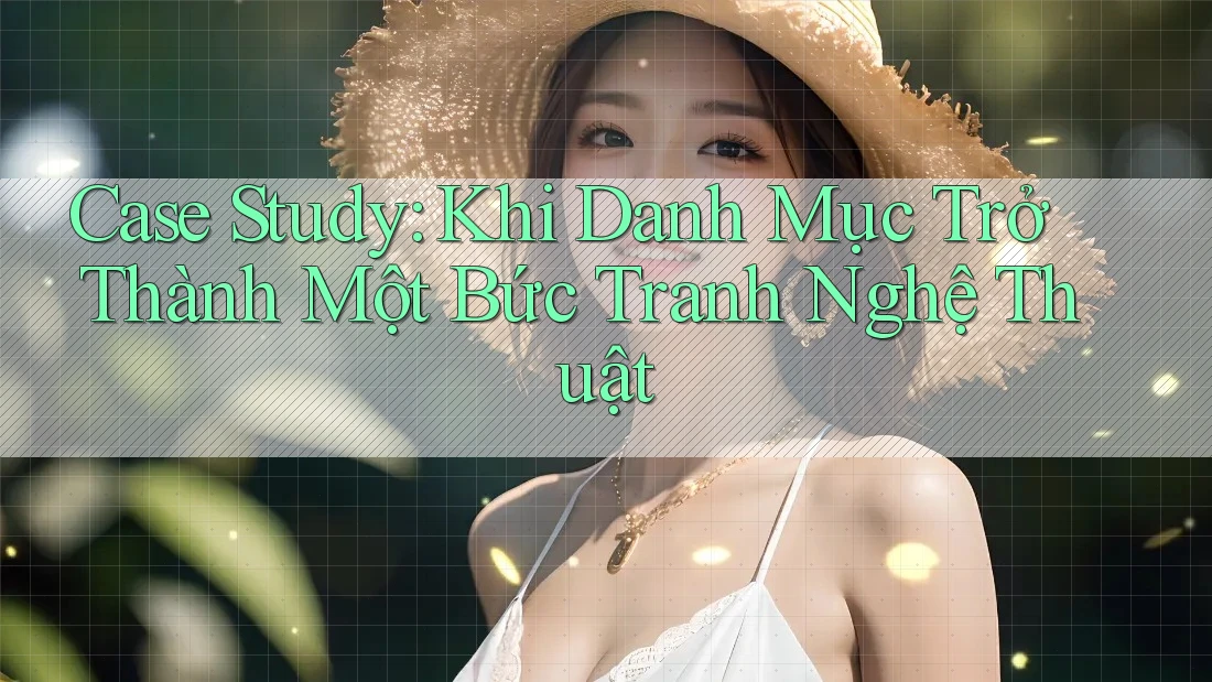 Case Study: Khi Danh Mục Trở Thành Một Bức Tranh Nghệ Thuật Case Study: Khi Danh Mục Trở Thành Một Bức Tranh Nghệ Thuật