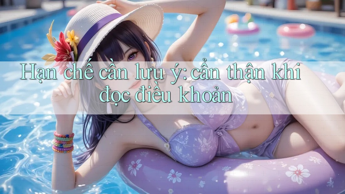 Hạn chế cần lưu ý: cẩn thận khi đọc điều khoản Hạn chế cần lưu ý: cẩn thận khi đọc điều khoản