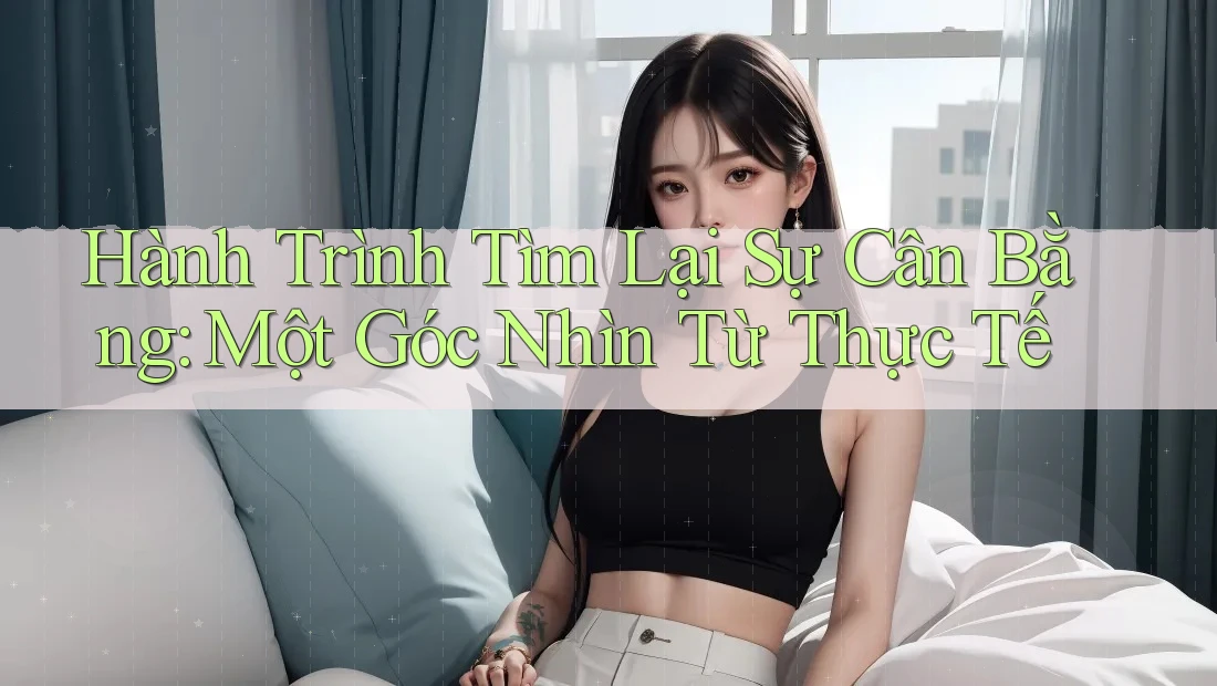 Hành Trình Tìm Lại Sự Cân Bằng: Một Góc Nhìn Từ Thực Tế Hành Trình Tìm Lại Sự Cân Bằng: Một Góc Nhìn Từ Thực Tế