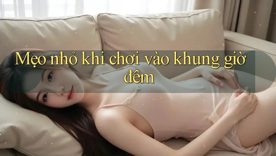 Mẹo nhỏ khi chơi vào khung giờ đêm