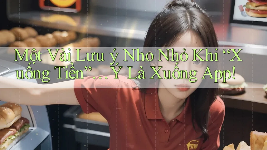Một Vài Lưu ý Nho Nhỏ Khi “Xuống Tiền”… Ý Là Xuống App! Một Vài Lưu ý Nho Nhỏ Khi “Xuống Tiền”… Ý Là Xuống App!