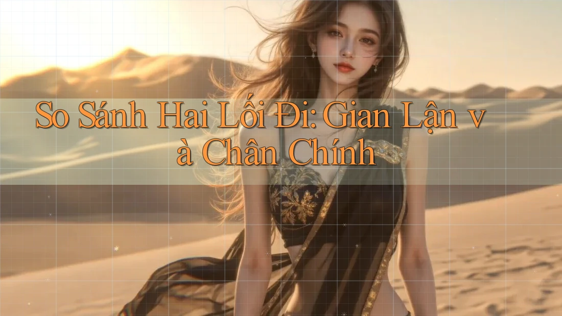 So Sánh Hai Lối Đi: Gian Lận và Chân Chính So Sánh Hai Lối Đi: Gian Lận và Chân Chính