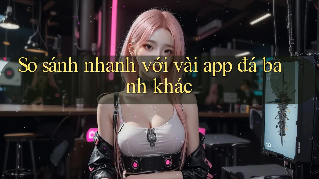 So sánh nhanh với vài app đá banh khác