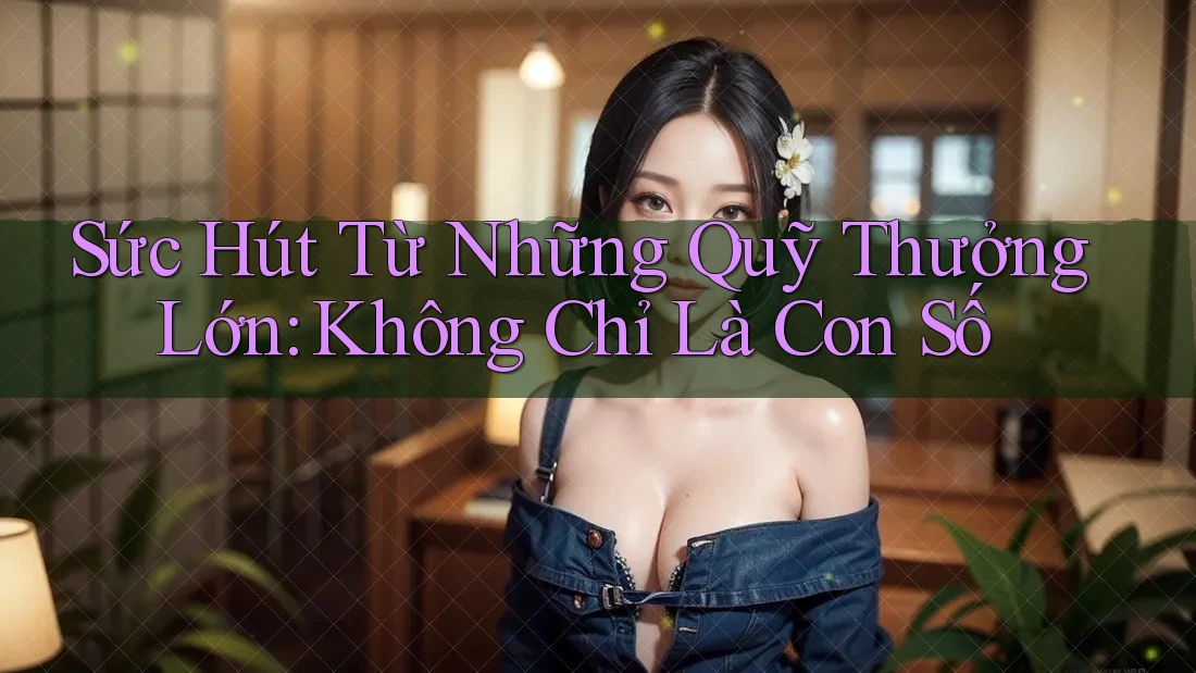 Sức Hút Từ Những Quỹ Thưởng Lớn: Không Chỉ Là Con Số Sức Hút Từ Những Quỹ Thưởng Lớn: Không Chỉ Là Con Số