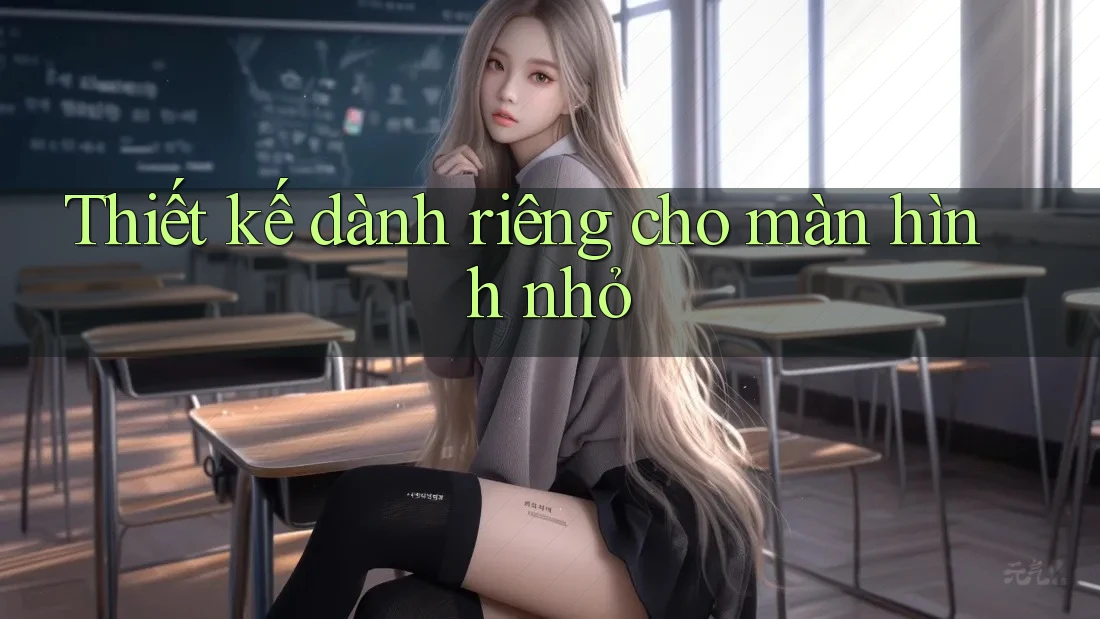 Thiết kế dành riêng cho màn hình nhỏ