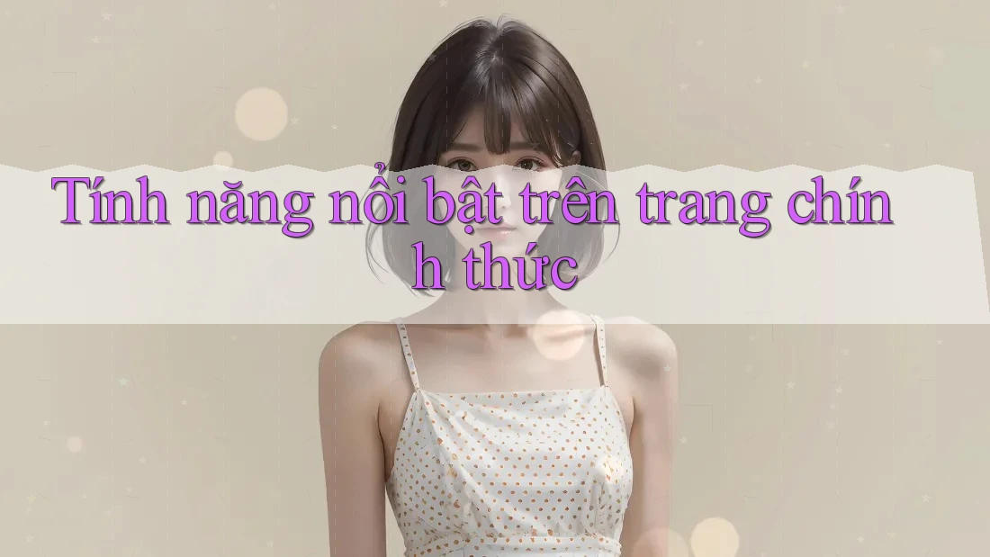 Tính năng nổi bật trên trang chính thức Tính năng nổi bật trên trang chính thức
