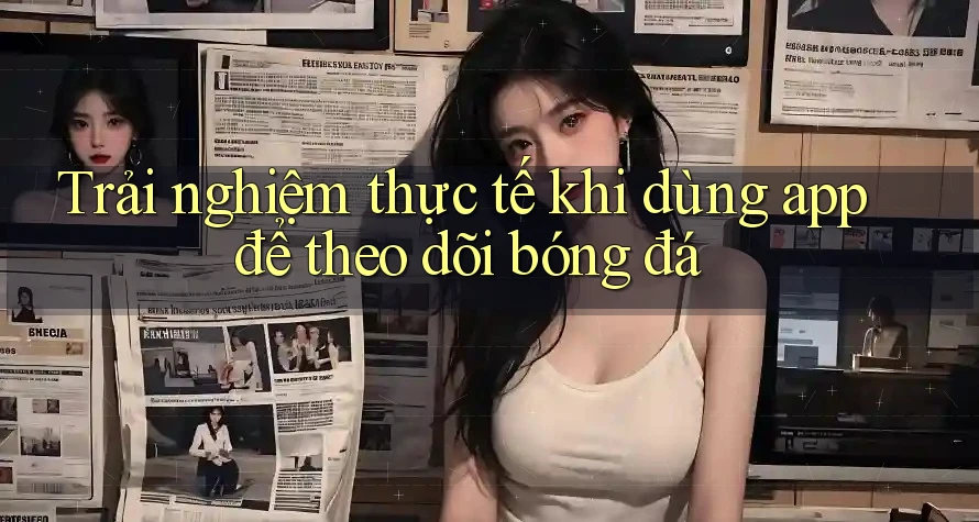 Trải nghiệm thực tế khi dùng app để theo dõi bóng đá Trải nghiệm thực tế khi dùng app để theo dõi bóng đá